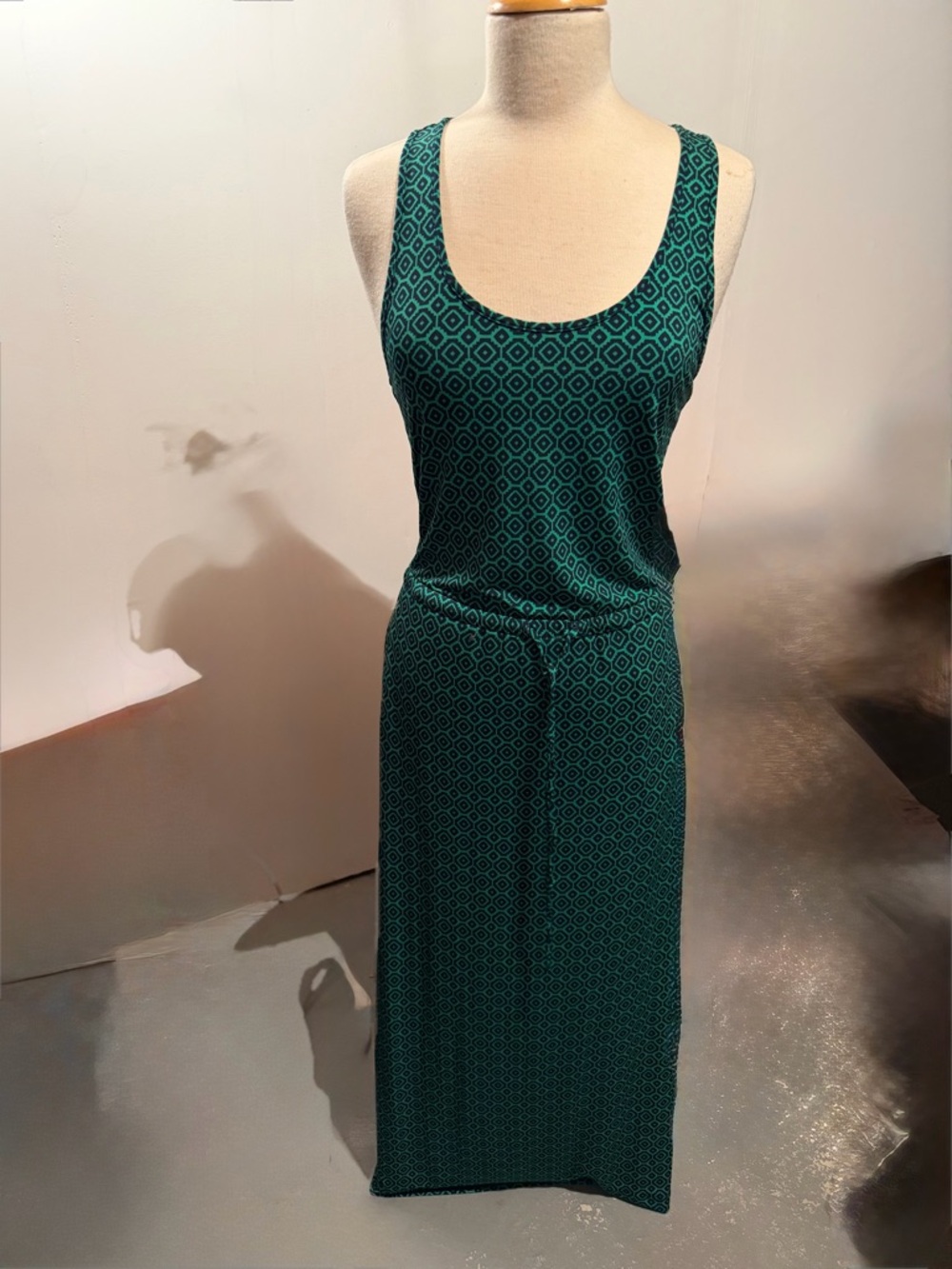 Banana Republic Maxi Raceback Tank Sundress Sleeveless Elastic Waist Sz XS